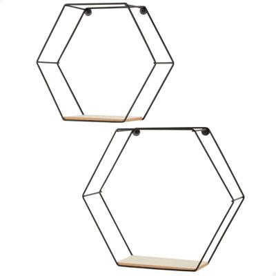 Kapstok Max Home Ijzer Hout MDF (6 Stuks)