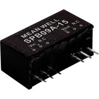MEAN WELL SPB09A-15 DC/DC-convertermodule 600 mA 9 W Aantal uitgangen: 1 x Inhoud 1 stuk(s) - thumbnail
