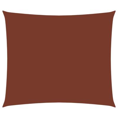 VidaXL Zonnescherm rechthoekig 3x4 m oxford stof terracottakleurig VidaXL Zonnescherm rechthoekig 3x4 m oxford stof terracottakleurig