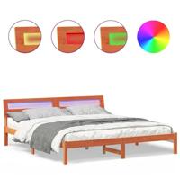 Bedframe Wasbruin 180 x 200 cm Massief grenenhout - thumbnail