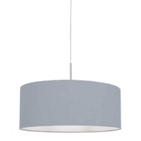 Steinhauer HanglampSparkled Light metaal met lichtblauwe kap - 3993ST - thumbnail