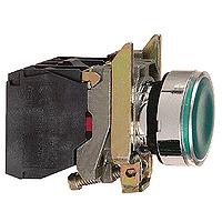 Schneider Electric XB4BW33B5 Harmony XB4BW33B5 Druktoets Bedieningsknop vlak 1 knop Groen Druk-ontgrendeling 1 stuk(s) Single - thumbnail