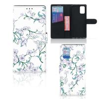 Samsung Galaxy A02s | M02s Uniek Hoesje Blossom White | Portemonnee hoesje - thumbnail