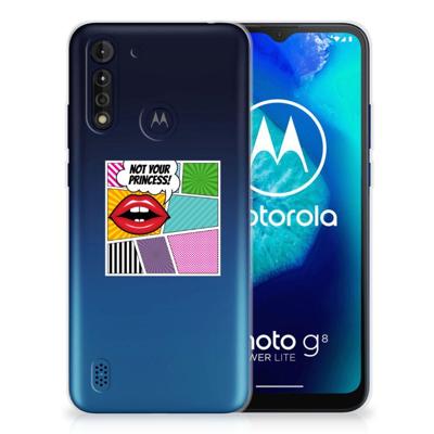 Motorola Moto G8 Power Lite | Sillicone Back Cover | Popart Princess Motorola Moto G8 Power Lite | Sillicone Back Cover | Popart Princess