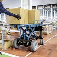 Makita dcu601z lxt 2x18 v accu transporter met schaarlift | zonder accu en lader | in krat - dcu601z - thumbnail