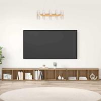 TV-kast 3 pcs artisanaal eikenkleurig 37 x 35 x 107,5 cm - thumbnail