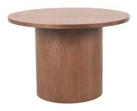 LABEL51 Salontafel Oliva - Walnoot - Eiken - 60 cm - Rond - thumbnail