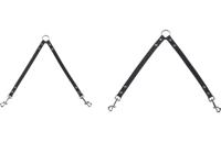 Hondenriem koppelstuk 65 x 1,2 x 0,4 cm Flamingo Zwart - thumbnail