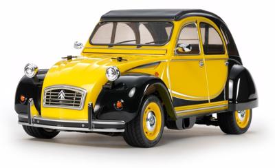 Tamiya 1:10 RC auto Elektro Straatmodel Ente Citroen 2CV Charleston Brushed Voorwielaandrijving Bouwpakket M-05