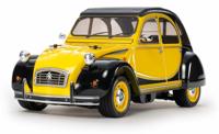 Tamiya 1:10 RC auto Elektro Straatmodel Ente Citroen 2CV Charleston Brushed Voorwielaandrijving Bouwpakket M-05 - thumbnail