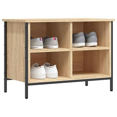 VidaXL Schoenenkast 69x35x50 cm bewerkt hout sonoma eikenkleurig