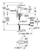 Grohe Eurostyle Cosmoploitan Bidetmengkraan met Waste - thumbnail