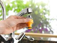 Kraanstuk drie vierde met verloopring 24 mm buitendraad Hozelock - Hozelock - thumbnail