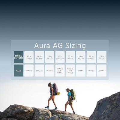 Osprey Aura AG LT 65 Backpack Dames Black WXS/S