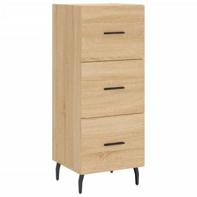 Dressoir 34,5x34x90 cm bewerkt hout sonoma eiken