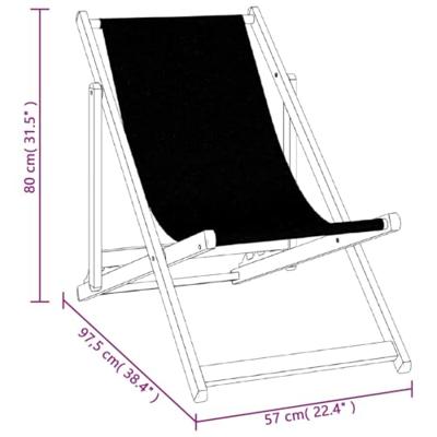 Strandstoelen inklapbaar 2 st aluminium en textileen grijs