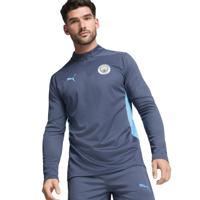 PUMA Manchester City Trainingstrui 1/4-Zip 2024-2025 Donkerblauw Lichtblauw - thumbnail
