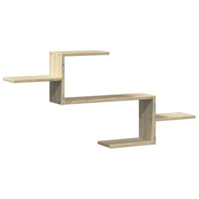 Wandschap 104x15x49 cm bewerkt hout sonoma eikenkleurig Wandschap 104x15x49 cm bewerkt hout sonoma eikenkleurig