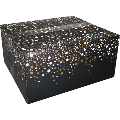 Geschenkdoos | Party Spot-On | golfkarton | 35x31x17cm | 50 stuks Geschenkdoos | Party Spot-On | golfkarton | 35x31x17cm | 50 stuks