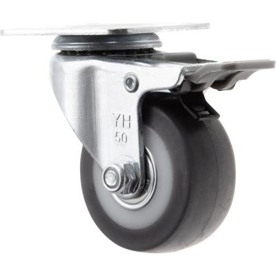 TOOLCRAFT TO-5137869 Zwenkwiel met parkeerrem en schroefplaat 50 mm Draagvermogen (max.): 50 kg TOOLCRAFT TO-5137869 Zwenkwiel met parkeerrem en schroefplaat 50 mm Draagvermogen (max.): 50 kg