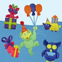 Play-Doh party bag met 15 potjes - thumbnail