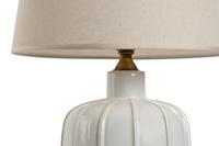 Bureaulamp Home ESPRIT Wit Porselein 50 W 220 V 33 x 33 x 55 cm - thumbnail