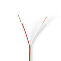 Speaker-Kabel | 2x 0,35 mm2 | 100 m | Folieverpakking |Wit - thumbnail