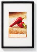 Walther Peppers houten fotolijst 15x20cm zwart - thumbnail