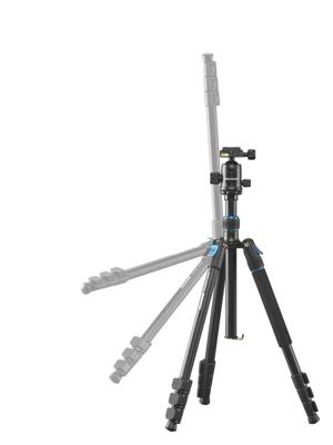 Cullmann Tripod Werkhoogte: 43 - 159.5 cm Zwart - thumbnail