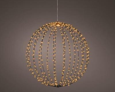 Microled verlichte bal 58 cm 480 lampjes