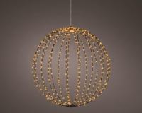 Frame light micro LED buiten dia. 58 cm zwart/klassiek warm Lumineo - Lumineo - thumbnail