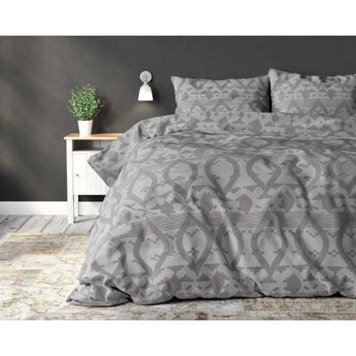 Sleeptime - Fuji Dekbedovertrek Katoen - Antraciet - 140 x 220