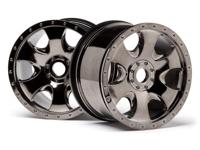 Warlock wheel black chrome (83x56mm/2pcs) - thumbnail