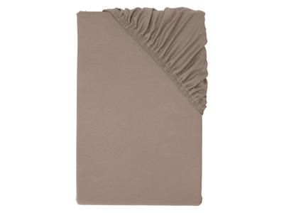 LIVARNO Jersey hoeslaken 140-160 x 200 cm (Bruin)