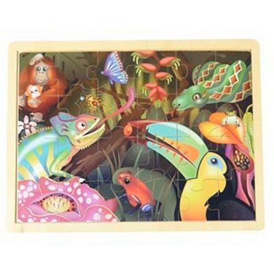 Simply For Kids houten puzzel regenwoud