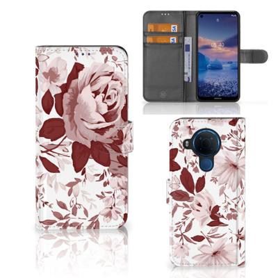 Hoesje Nokia 5.4 Watercolor Flowers Hoesje Nokia 5.4 Watercolor Flowers