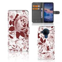 Hoesje Nokia 5.4 Watercolor Flowers - thumbnail