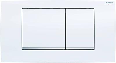 Geberit Bedieningsplaat Twinline 30 Frontbediening Wit Geberit Bedieningsplaat Twinline 30 Frontbediening Wit