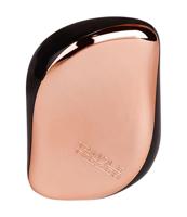 Tangle Teezer compact hairbrush rose gold black - thumbnail