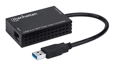 MANHATTAN USB-A naar SFP glasvezelconverter TER 5 GBPS Gigabit open/SFP/slot