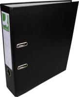 Q-CONNECT ordner, voor ft A4, uit PP en papier, met beschermrand, rug van 8 cm, zwart - thumbnail