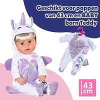 Baby Born Eenhoorn Onesie Paars - thumbnail