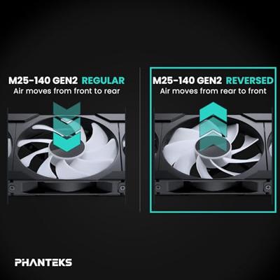 Phanteks PH-F140M25R_G2_DBK01 PC-ventilator