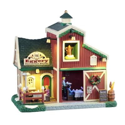 The Eggery Breakfast Bistro 18x26x27 cm Kerstdorp LEMAX - Lemax