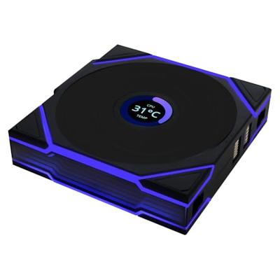 Lian Li 12RTLLCD1W1B PC-ventilator (b x h x d) 120 x 28 x 124 mm