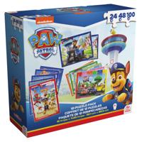 Paw Patrol Puzzelpack 5x24 + 5x48 + 2x100 Stukjes - thumbnail