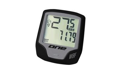 One fietscomputer 8 draadloos unisize black/grey