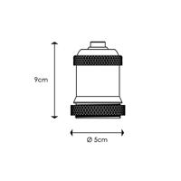 Light depot - fitting metaal E27 - messing - Outlet - thumbnail