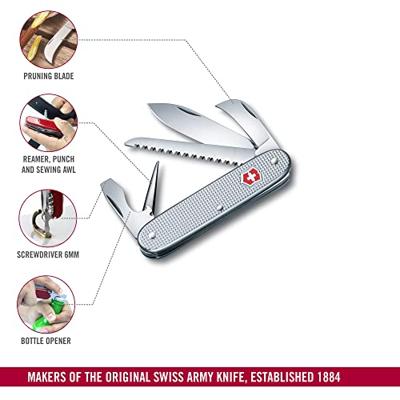 Victorinox Pionier 0.8150.26 Zwitsers zakmes Aantal functies 7 Zilver Victorinox Pionier 0.8150.26 Zwitsers zakmes Aantal functies 7 Zilver