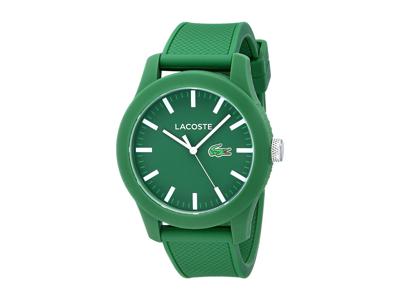 Lacoste horlogeband 2010763 / LC-79-1-47-2547 Rubber Groen 21mm